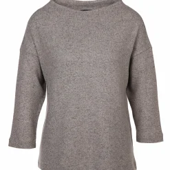 Damen Flauschshirt meliert