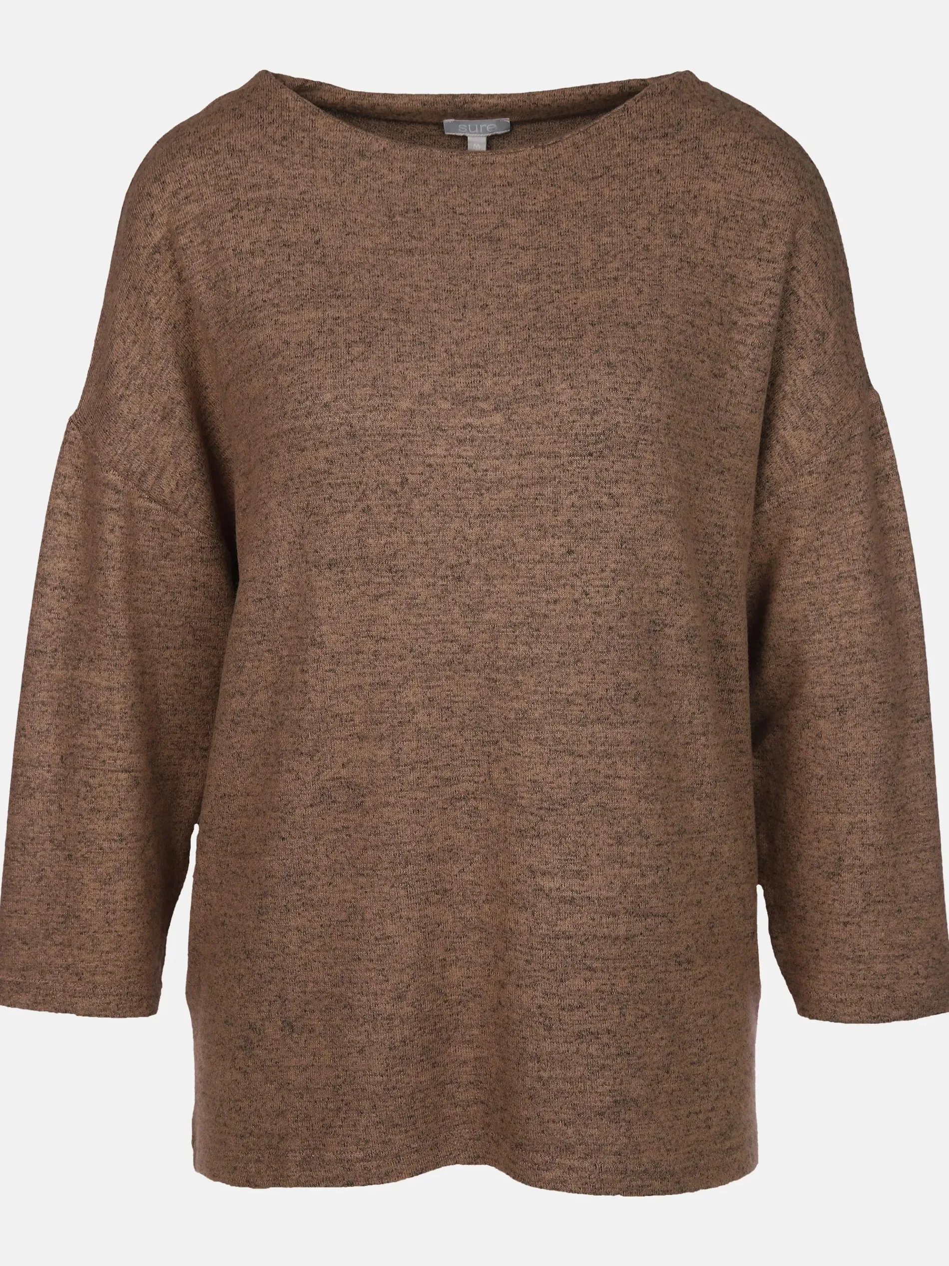 Damen Flauschshirt mit 3/4 langem Arm