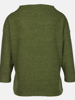 Damen Flauschshirt mit 3/4 langem Arm