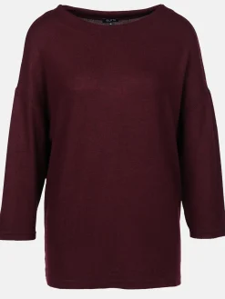 Damen Flauschshirt mit 3/4 langem Arm