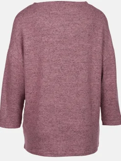 Damen Flauschshirt mit 3/4 langem Arm