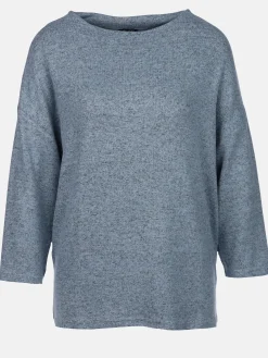 Damen Flauschshirt mit 3/4 langem Arm