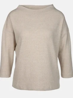 Damen Flauschshirt mit 3/4 langem Arm