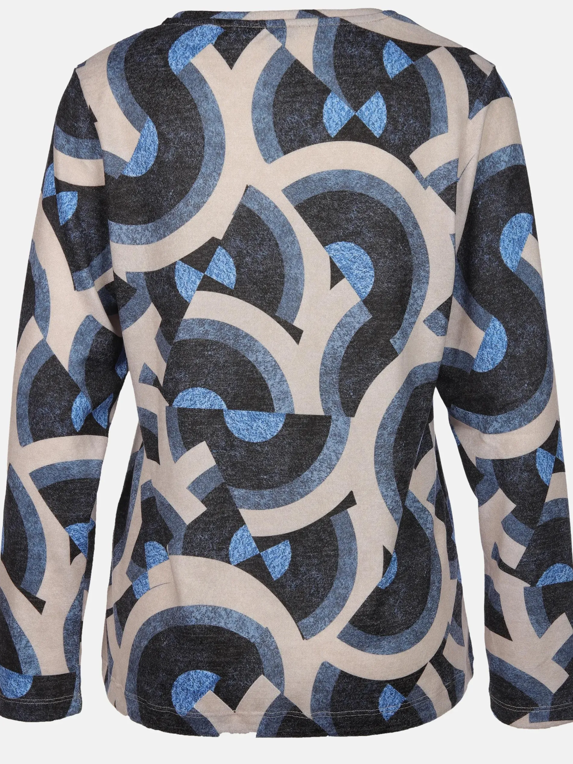 Damen Flauschshirt mit Alloverprint