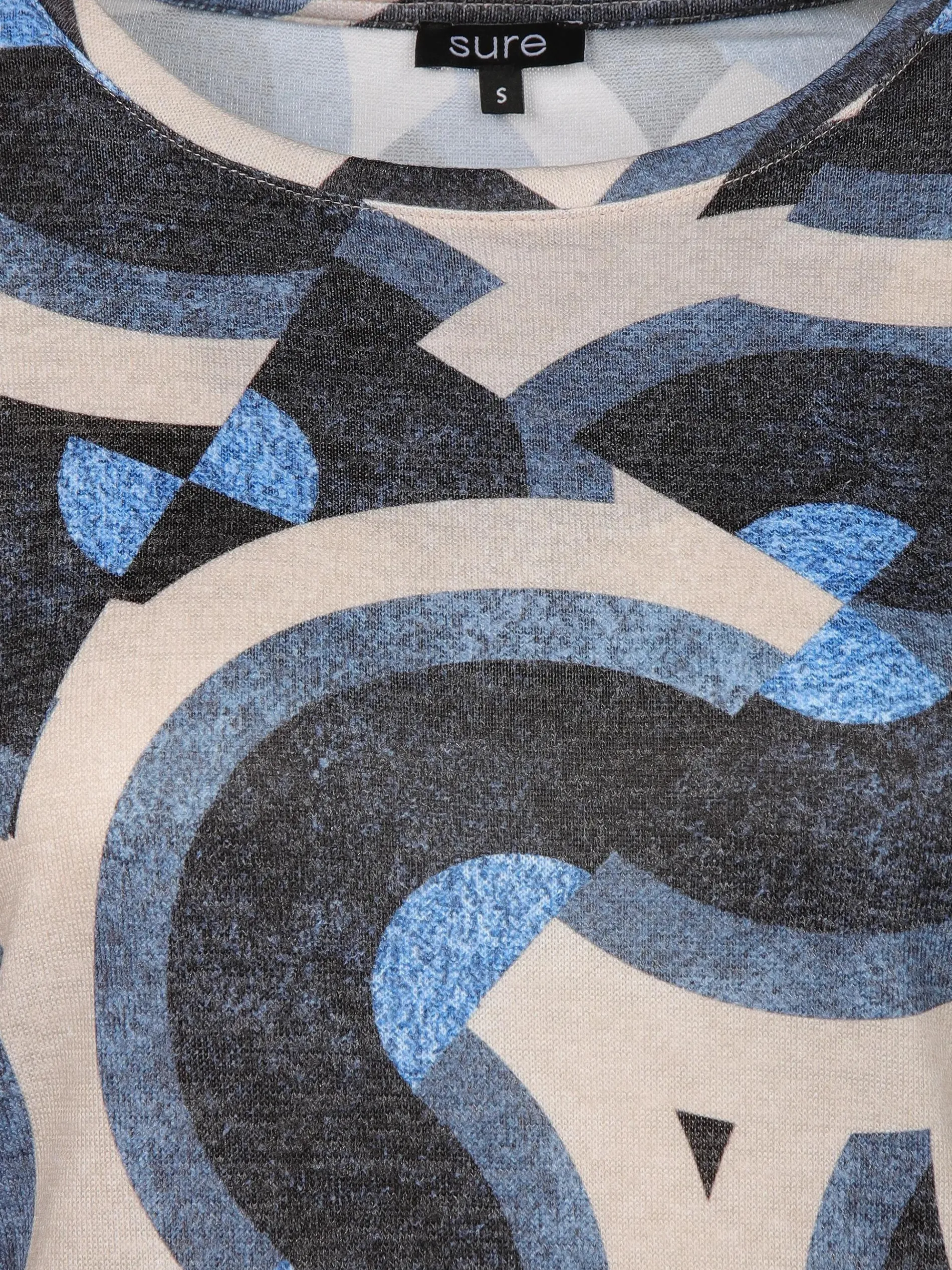 Damen Flauschshirt mit Alloverprint