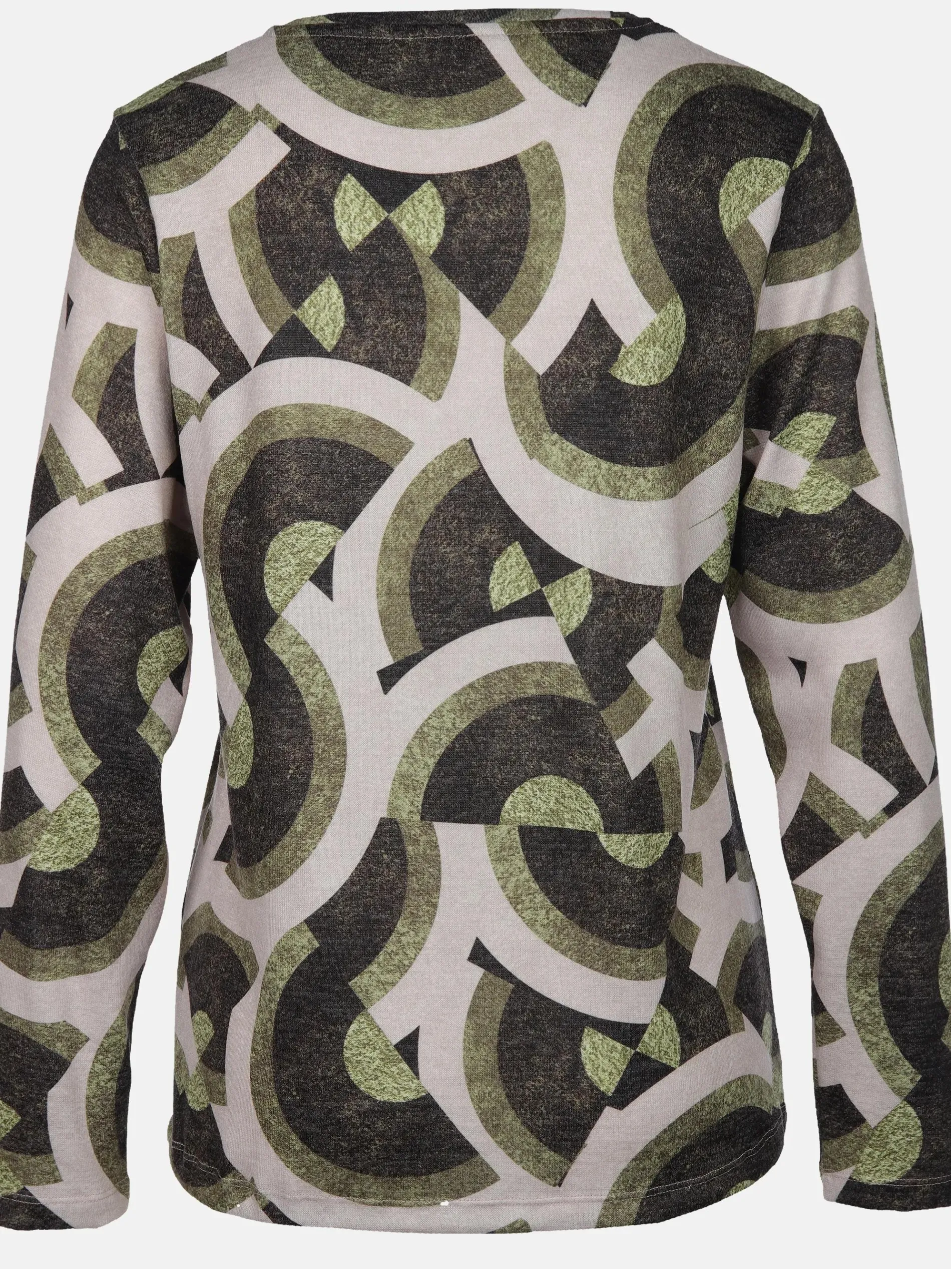 Damen Flauschshirt mit Alloverprint