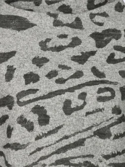 Damen Flauschshirt mit Alloverprint