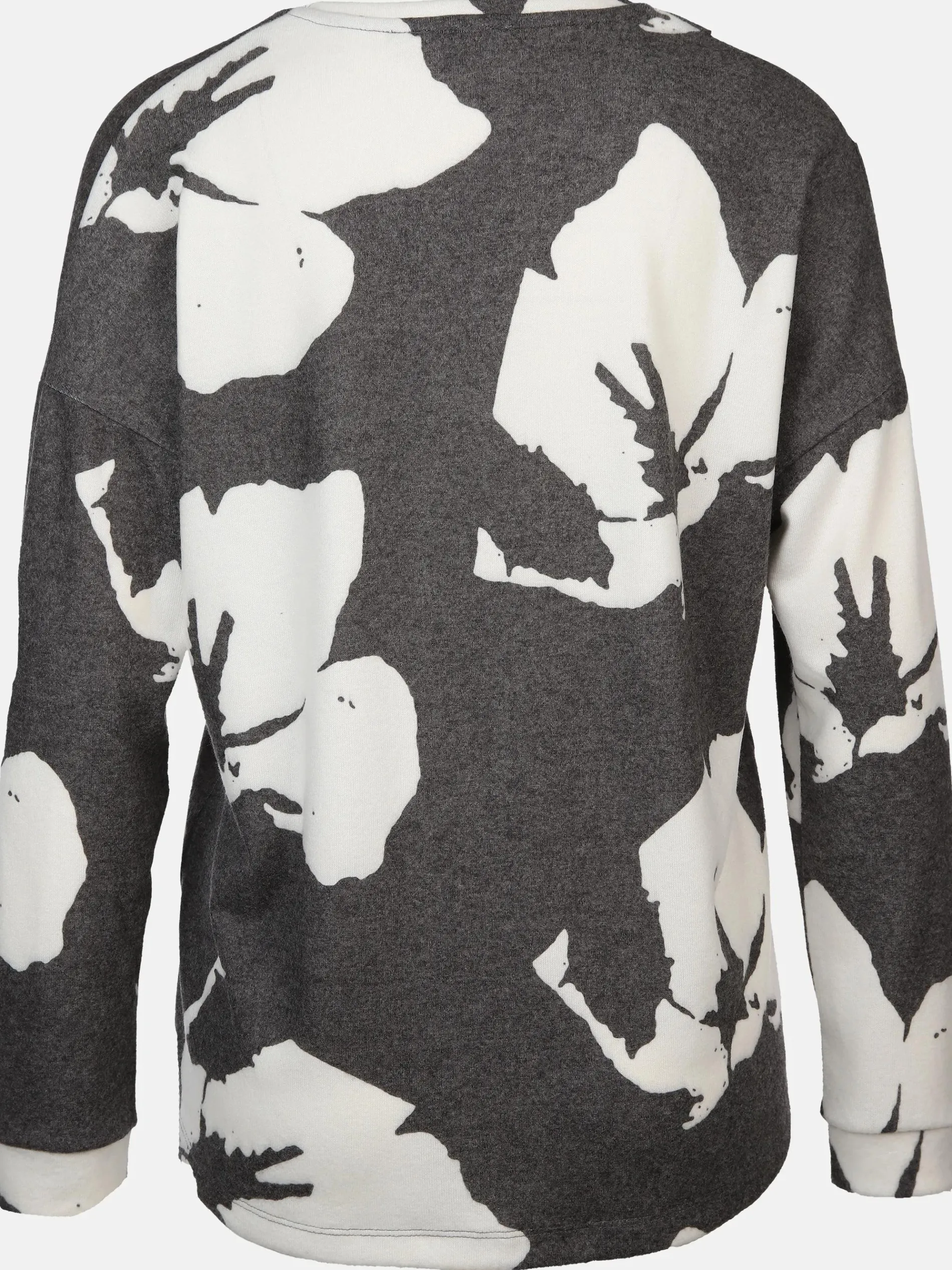 Damen Flauschshirt mit V-Ausschnitt