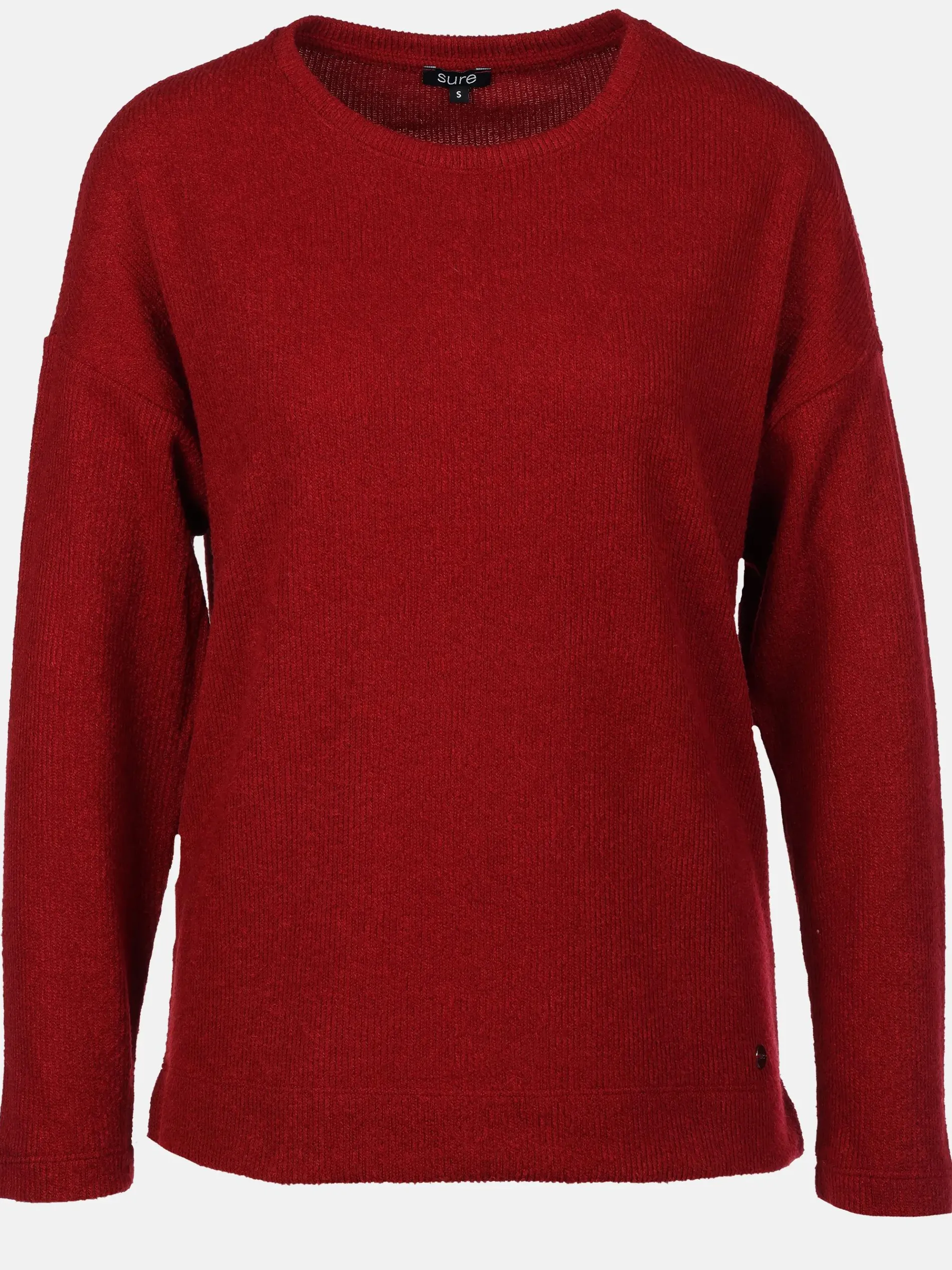 Damen Flauschshirt unifarben