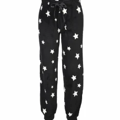 Damen Fleecehose mit Sternenprint