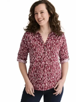 Damen Henleyshirt "Marie"