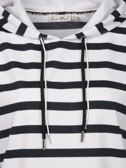 Damen Hoodie im Streifenlook