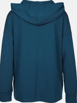 Damen Hoodie mit Stickerei und Pailletten