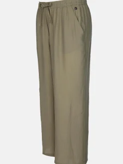 Damen Hose in Crinkle Optik