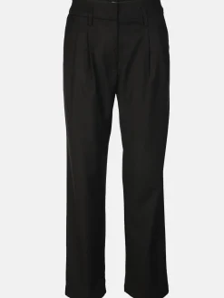 Damen Hose mit Bundfalten