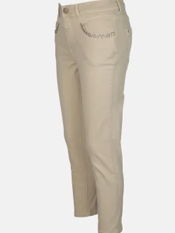 Damen Hose mit Glitzersteinchen