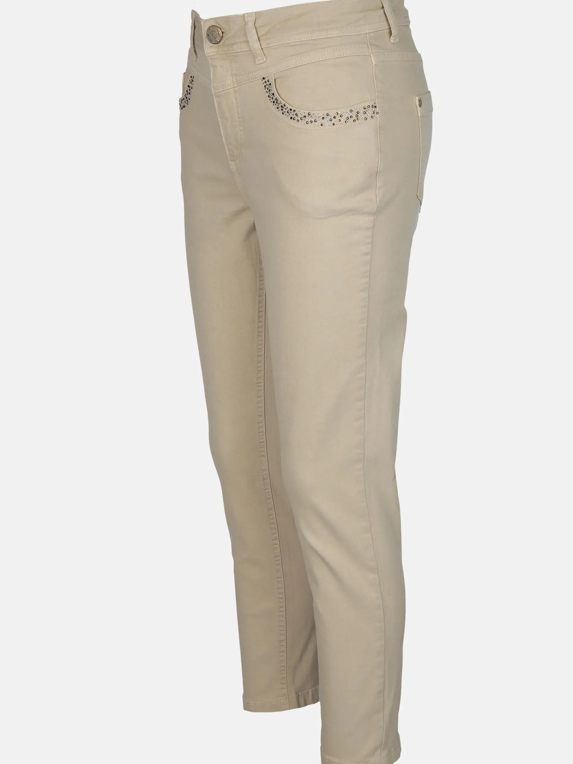 Damen Hose mit Glitzersteinchen