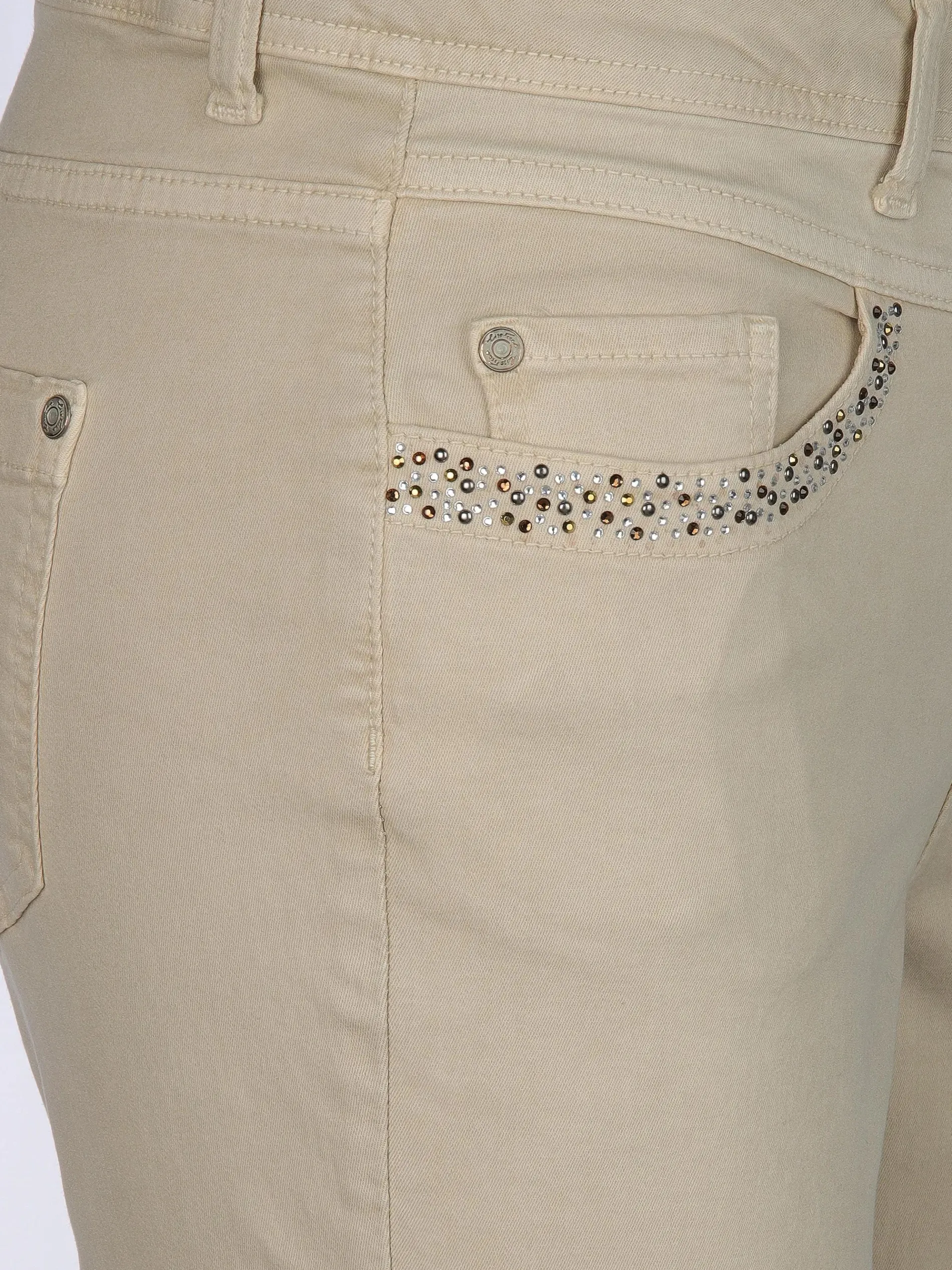 Damen Hose mit Glitzersteinchen