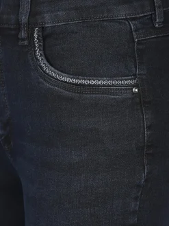 Damen Hose mit Stickerei