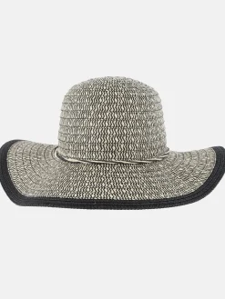 Damen Hut mit bedruckter Krempe