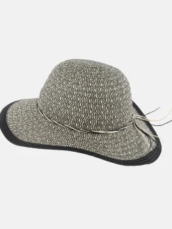 Damen Hut mit bedruckter Krempe