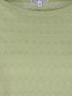 Damen Jacquard Shirt mit kurzem Arm