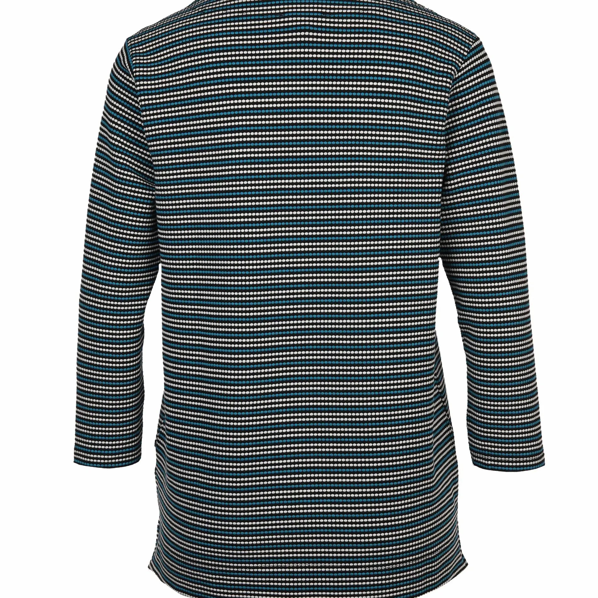 Damen Jacquard Shirt mit 3/4 Arm