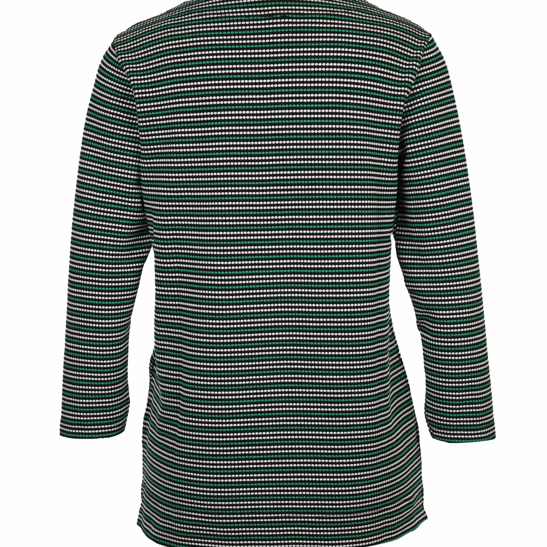 Damen Jacquard Shirt mit 3/4 Arm