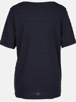 Damen Jacquard Shirt mit kurzem Arm