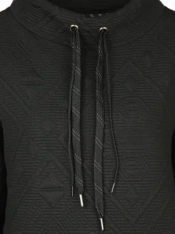 Damen Jaquardkleid mit Stehkragen