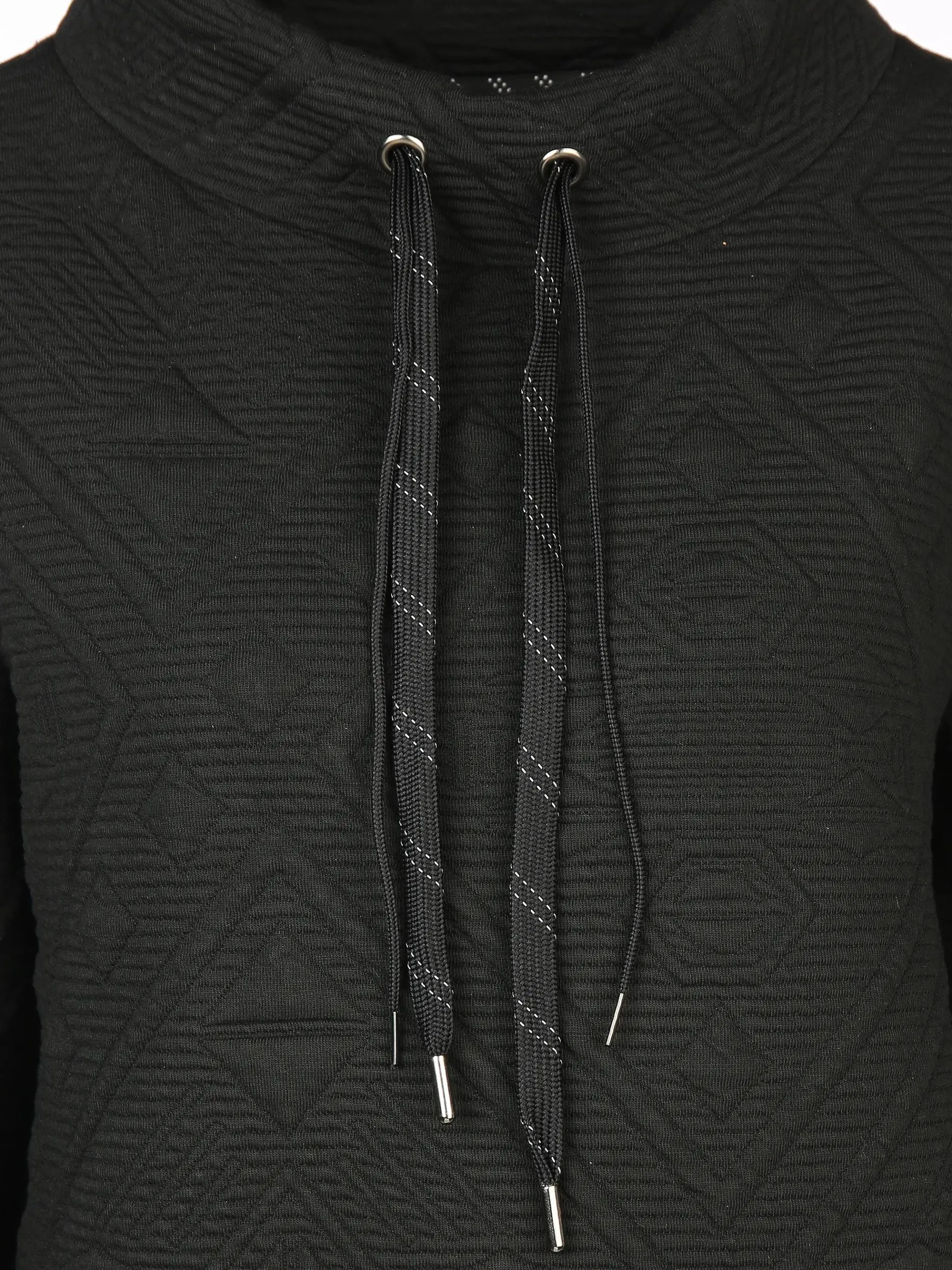 Damen Jaquardkleid mit Stehkragen