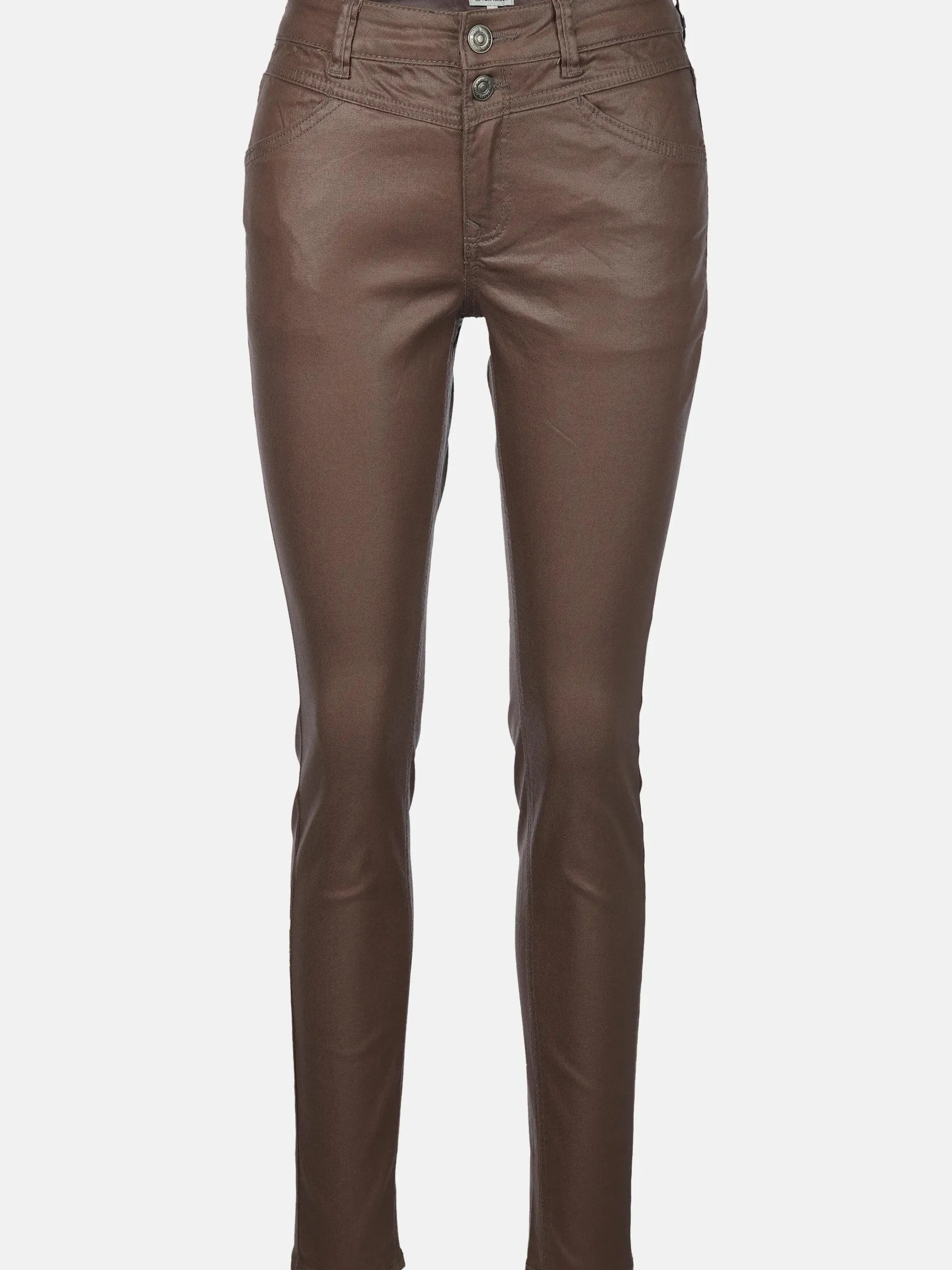 Damen Jeans mit glänzender Oberfläche