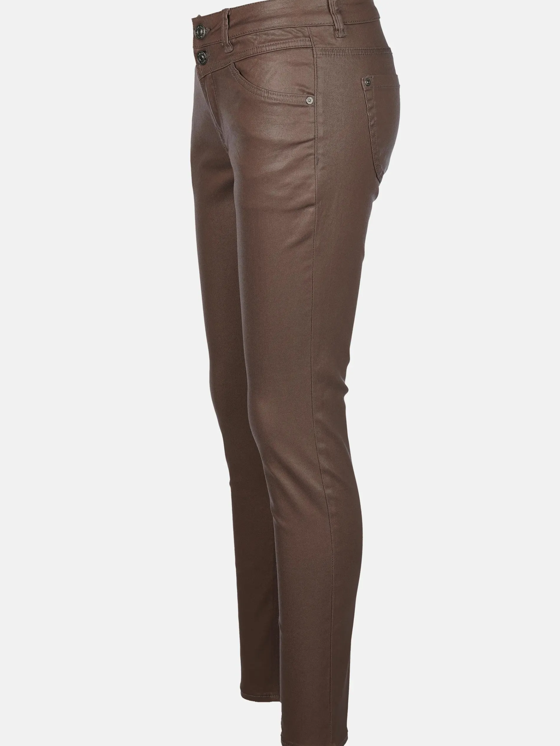 Damen Jeans mit glänzender Oberfläche