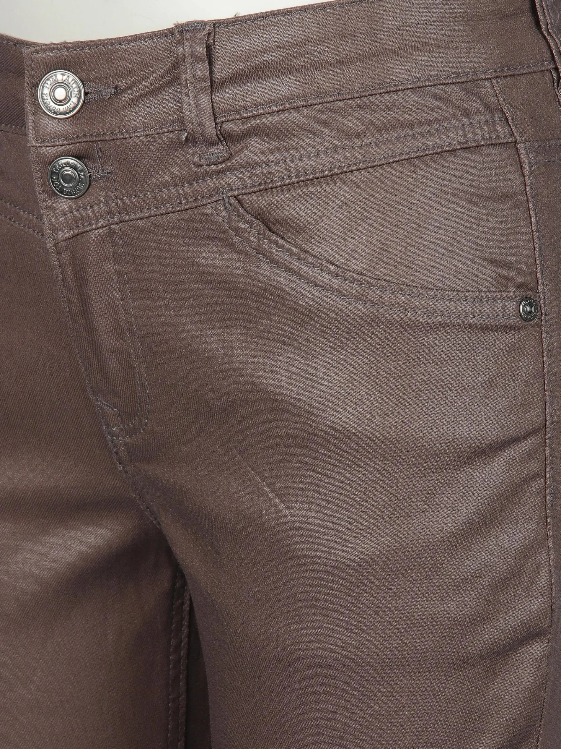 Damen Jeans mit glänzender Oberfläche