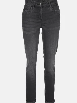 Damen Jeans Slim Fit "Hanna" mit Ziersteinen