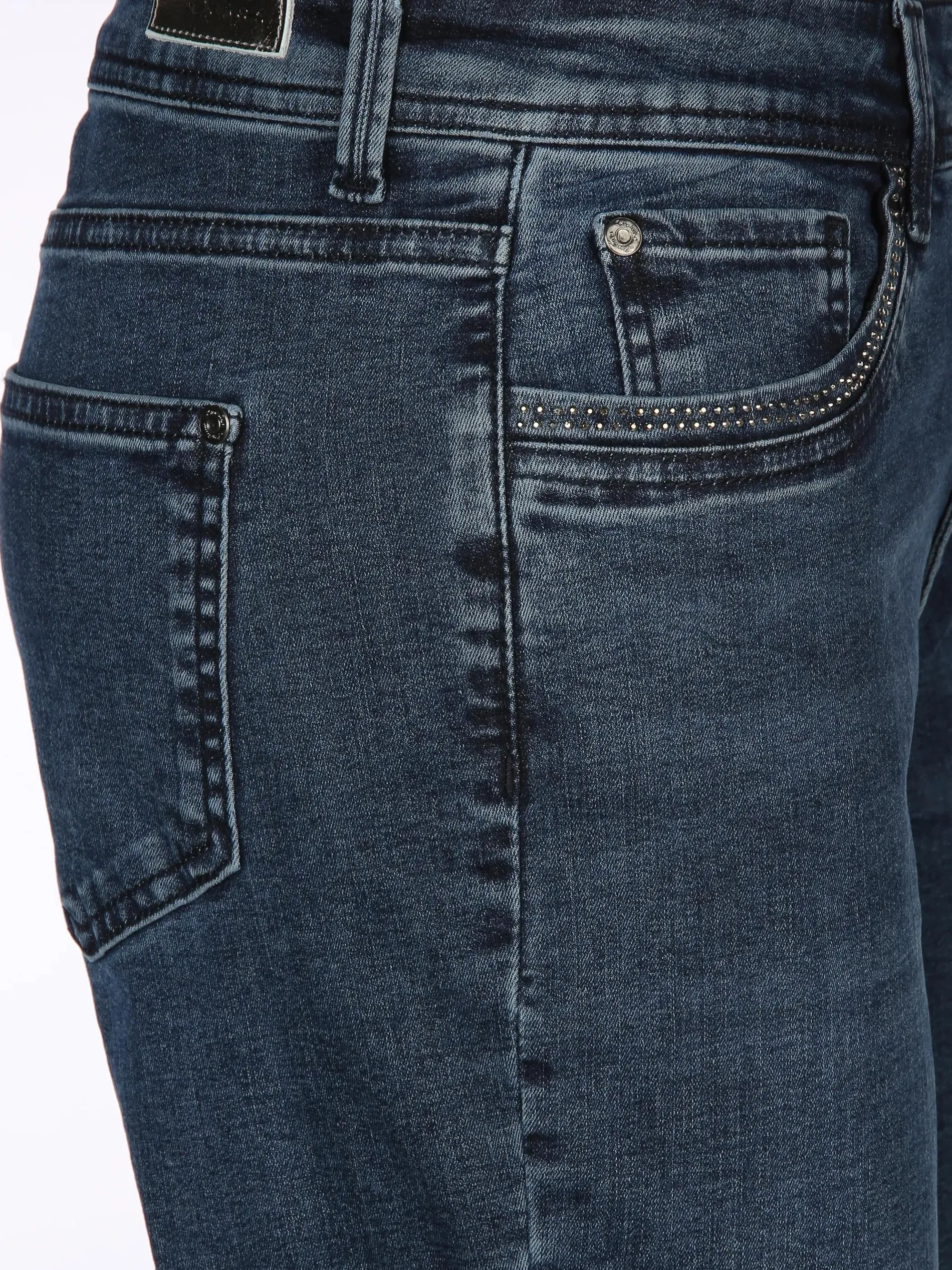 Damen Jeans Slim Fit "Hanna" mit Ziersteinchen