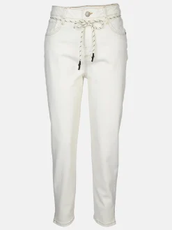 Damen Jeanshose mit Kordelband