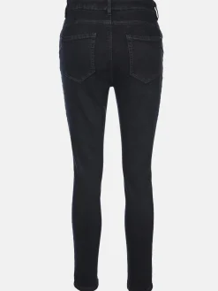 Damen Jeanshose mit Strasssteinchen