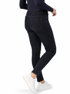 Damen Jeanshose mit Strasssteinchen