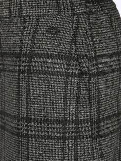 Damen Jerseyrock im Karodessin