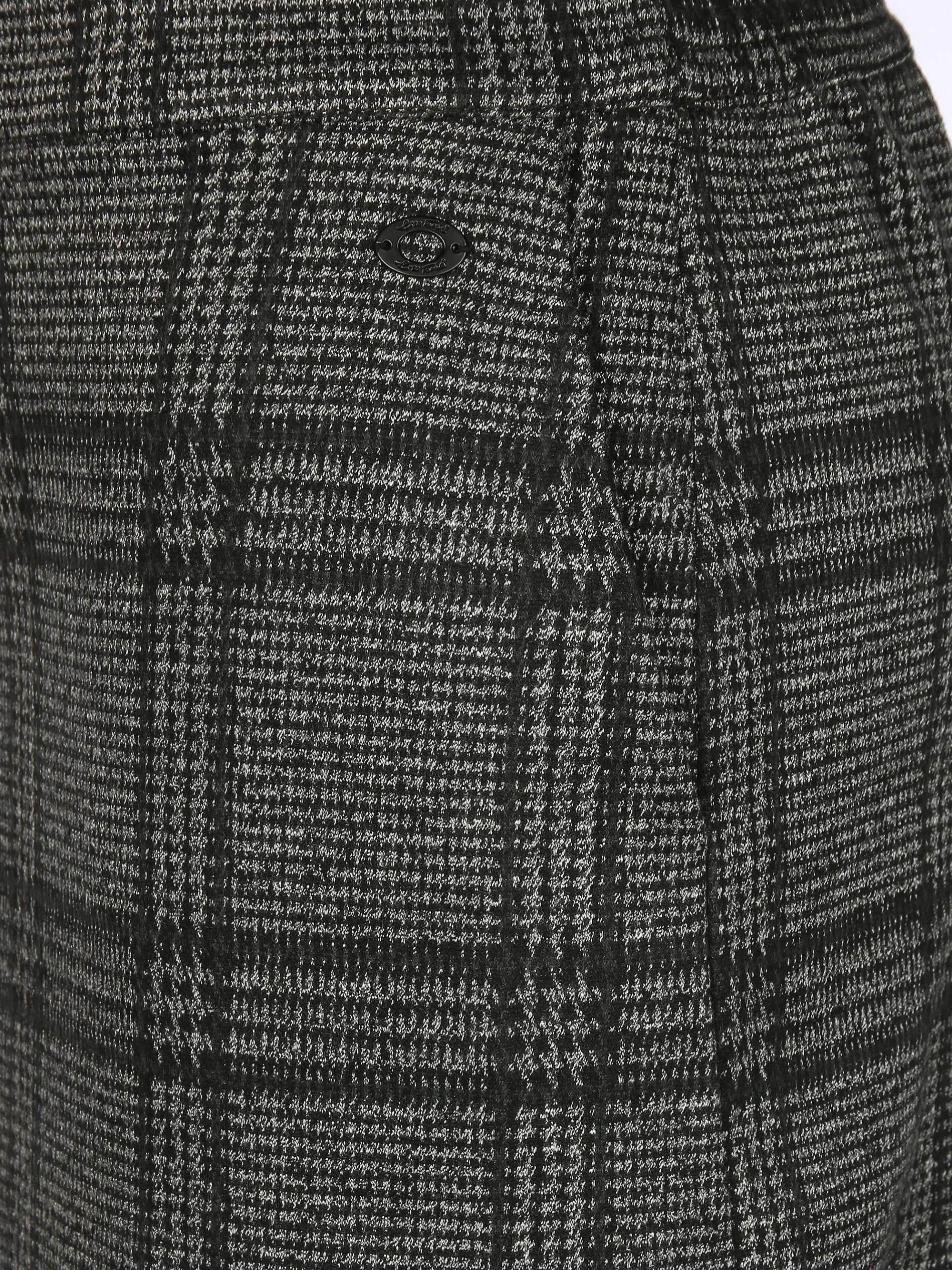 Damen Jerseyrock im Karodessin