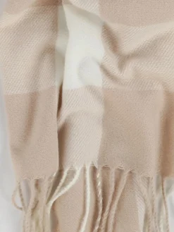 Damen Karoschal mit Fransen