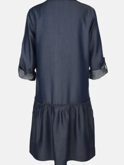 Damen Kleid in Jeansoptik