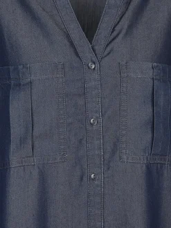 Damen Kleid in Jeansoptik