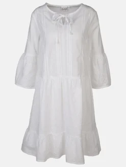 Damen Kleid mit Lochspitze