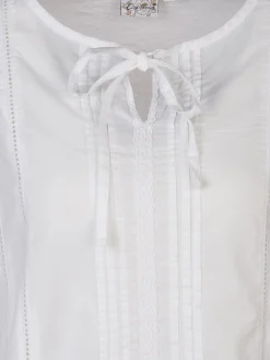 Damen Kleid mit Lochspitze