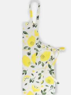 Damen Kochschürze mit Blättern und Früchten