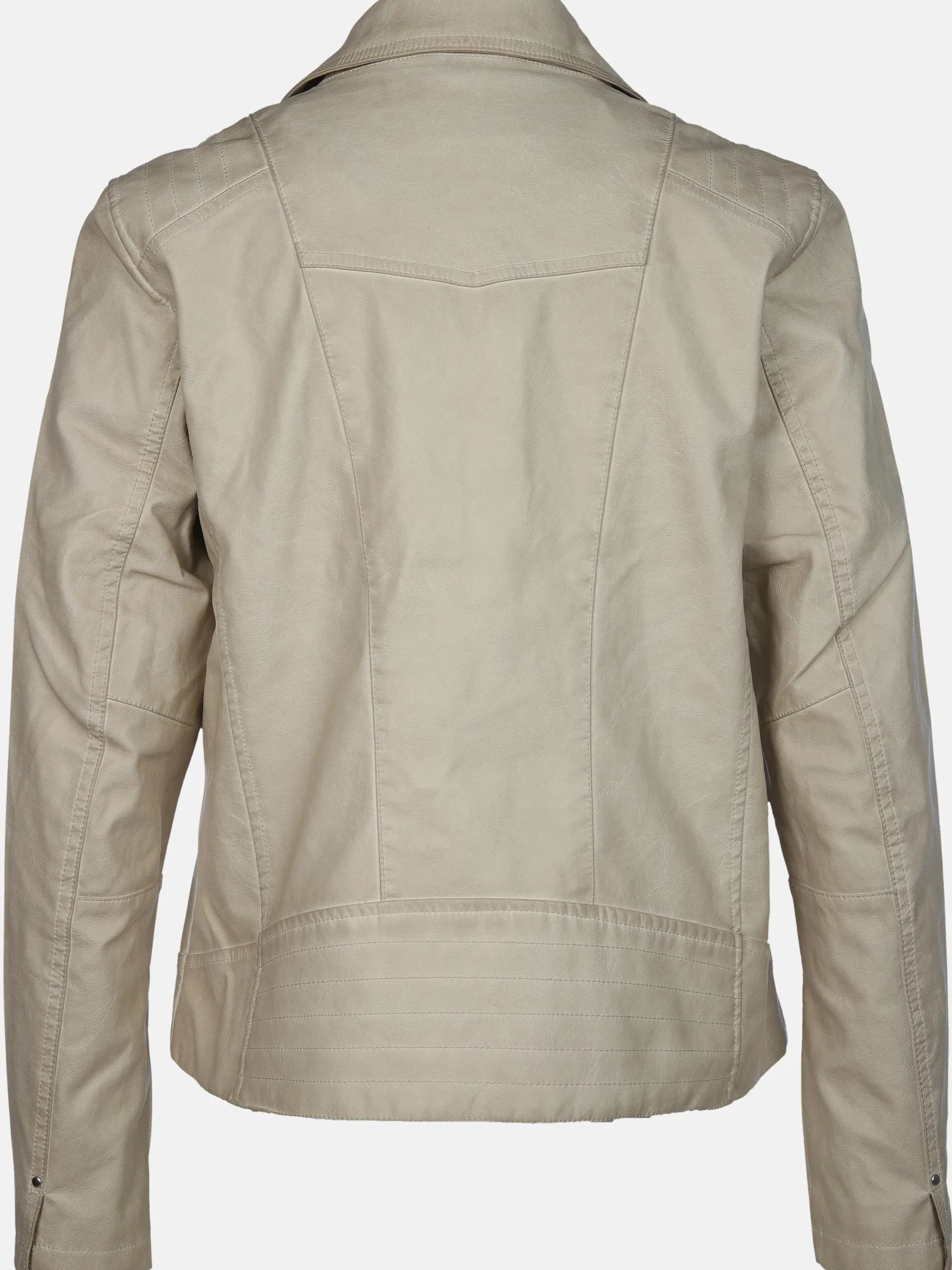 Damen Kunstlederjacke mit Reißverschluss