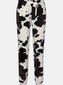 Damen Kuschelfleecehose mit Motiv