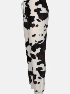 Damen Kuschelfleecehose mit Motiv